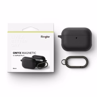Ringke Onyx Magnetic MagSafe dėklas AirPods Pro 3 juodas
