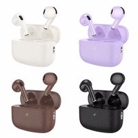 HOCO belaidės ausinės bluetooth TWS EQ15 violetinės