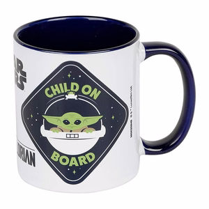 Star Wars The Mandalorian Baby Yoda keraminis puodelis dovanų dėžutėje, 300 ml