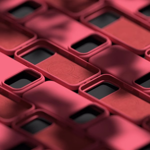 Etteri Silikoninis Mag dėklas for iPhone 17 Pro Max raspberry