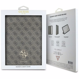 Guess GUFC13RM24PS4SGW iPad Air 13" 2024 rudas Magnetinis 4G Didelis Logotipas