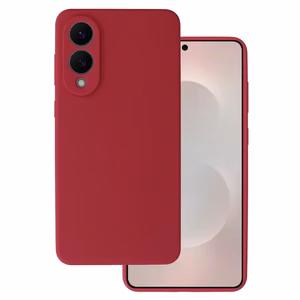 Silikoninis Lite dėklas Samsung Galaxy S25 Edge bordo