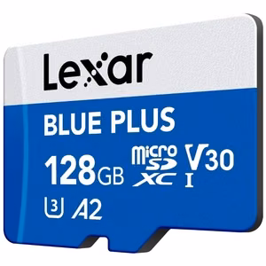 Lexar Micro SDXC 128GB UHS-I atminties kortelė su adapteriu