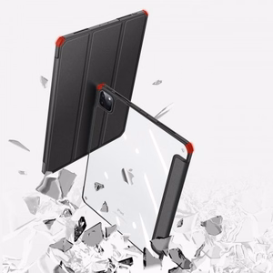 Dėklas Dux Ducis "Copa" skirtas Apple iPad Air 13 (2025) / Air 13 (2024) / iPad Pro 12.9 (2018 / 2020 / 2021 / 2022) juodas