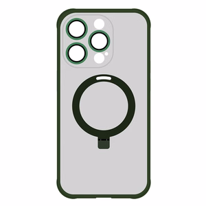 Tel Protect Magical magnetinis MagSafe dėklas su stovu Iphone 15 Pro, žalias