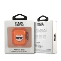 Karl Lagerfeld Choupette AirPods dėklas 1/2 - oranžus