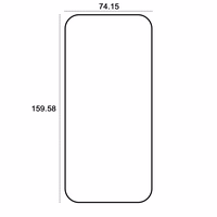 "Etteri" grūdintas stiklas 9D, skirtas "iPhone 16 Pro Max" 6,9"