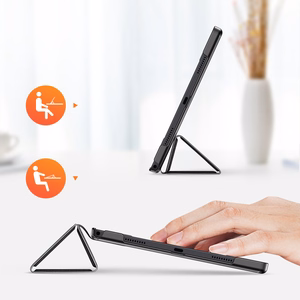 Dėklas Dux Ducis Domo Samsung X200/X205 Tab A8 10.5 2021 juodas