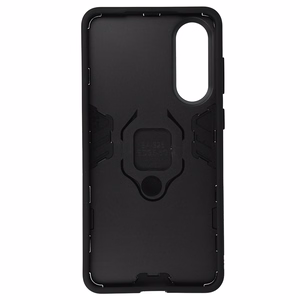 Žiedinis šarvuotas dėklas Samsung Galaxy S25 Edge juodas
