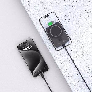 Tech-Protect LifeMag PB11 išorinė baterija su MagSafe 10000mAh 15W USB-C prievadas - juoda + USB-C kabelis