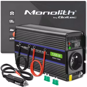 Qoltec Monolith адаптер питания / инвертор Auto/для помещений 600 W чёрный