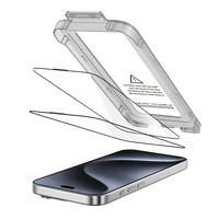 Tech-Protect Quick Set+ 2-jų rinkinys grūdintas stiklas iPhone 15 Pro - juodas