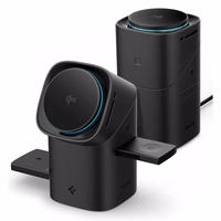 Spigen Essential EF223MS 3-in-1 QI2 belaidis įkroviklis – juodas