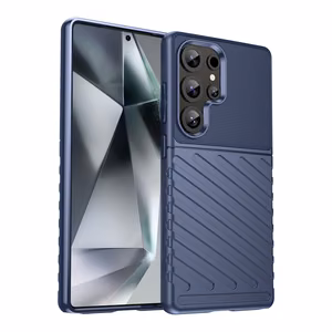 Thunder Чехол Samsung Galaxy S25 Ultra силиконовый бронированный - синий