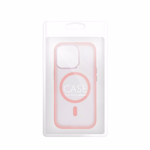 Case for iPhone 16 PRO Flexline Mag Cover compatible with MagSafe pink