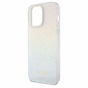 Guess IML Faceted Mirror Disco Iridescent dėklas telefonui iPhone 13 Pro / 13 - įvairiaspalvis