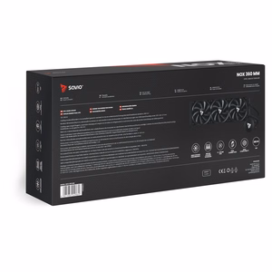 Savio NOX 360 mm Procesorius Aušinimo skysčiu rinkinys 12 cm Juoda 1 vnt