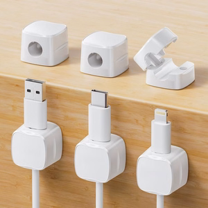 Blue Star PJ-OCZ7 magnetic cable organizer - white (3 pcs.)