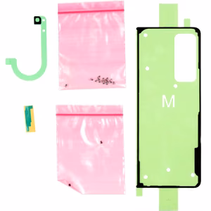 Lipdukų komplektas galiniam dangteliui Samsung F936 Z Fold4 5G originalus (service pack)