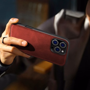 Dėklas X-Level "Earl III Collection" Apple iPhone 16 Pro Max raudonas