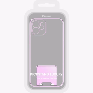 TEL PROTECT prabangus dėklas su stovu skirtas iPhone 11 Pro – violetinis