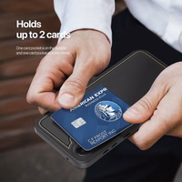 DUX DUCIS dėklas telefonui RAFI II MAG su stovu suderinamas su MagSafe SAMSUNG A35 juodas