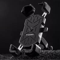 "Wozinsky" WUD-01B telefono laikiklis dviračiui ant vairo - juodas