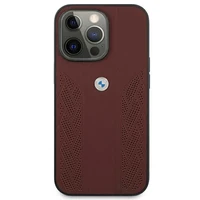 BMW odinis lenktas perforuotas dėklas iPhone 13 Pro / iPhone 13 - raudonas