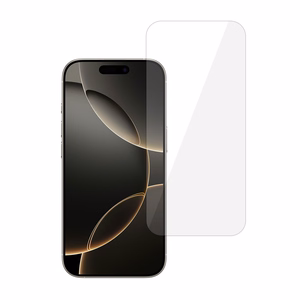 Grūdintas stiklas HARD 2.5D, skirtas IPHONE 16 PRO/17/17 PRO (stipresni klijai 380µ)