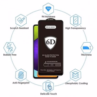 6D Pro Veason apsauginis stiklas - Xiaomi Redmi 15C 4G / 15C 5G juodas