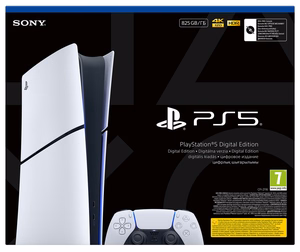Konsolė SONY PS5 Digital 825GB + 2 DualSense DS5 valdikliai