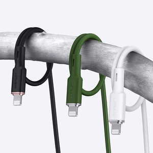 Acefast kabelis MFI USB Type C - Lightning 1.2m, 30W, 3A juodas (C2-01 juodas)