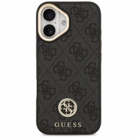 Guess 4G Strass Logo magnetinis dėklas telefonui iPhone 17 - juodas