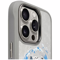 Nimmy Pantera magnetinis dėklas telefonui iPhone 16 Pro - pilkas