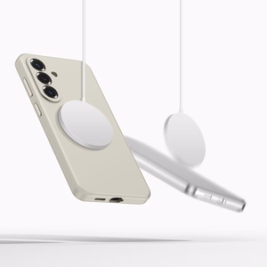 Tech-Protect Silikoninis MagSafe Dėklas for Samsung Galaxy S26 - smėlinis