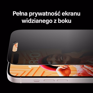 PanzerGlass Itin platus privatumo grūdintas stiklas su pozicionieriumi iPhone 15 Pro