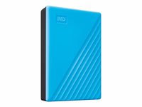 WD My Passport 4TB nešiojamas HDD mėlynas