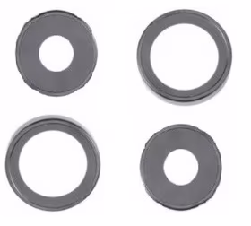 iPhone 13 mini kameros stikliukas su rėmeliu Midnight (2pcs) ORG