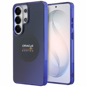 raudonas BULL dėklas SAMSUNG S26 Ultra RBHMS26L24HGDSV (Magnetic Double Layer PC Blended Lines) tamsiai mėlynas