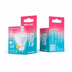 Forever Light LED Bulb GU10 38° 1.5W 142lm 4000K class E