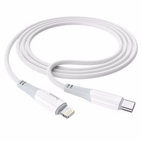 Kabelis USB-C į Lightning Hoco PD 3A 20W 1 m X70 baltas