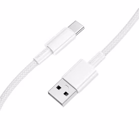 USB kabelis Borofone BX117 USB-A to USB-C 1.0m baltas