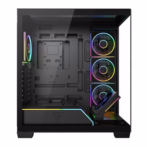 MODECOM kompiuterio korpusas VOLCANO STELLAR PLUS ARGB MIDI 5F Juoda