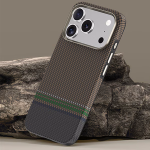 Benks magnetinis Armor Pro Prestige Kevlar 600D dėklas (Y070) Iphone 17 Pro Max telefonui (su kameros valdymo mygtuku)