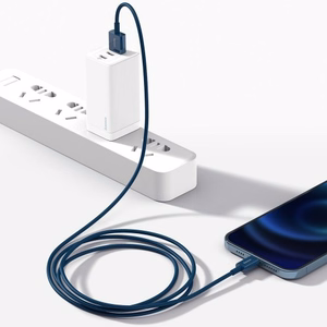 Кабель USB Baseus "Superior" синий Lightning 100 см