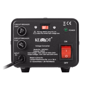 KEMOT voltage converter, 400 W/500 VA