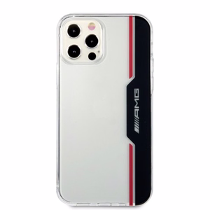 AMG elektroplokštės vertikalus dėklas iPhone 12 / iPhone 12 Pro - permatomas