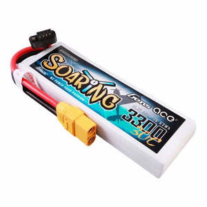 „Gens Ace“ „G-Tech Soaring“ 3300 mAh, 11,1 V, 30C, 3S1P LiPo akumuliatorių rinkinys su XT90 jungtimi