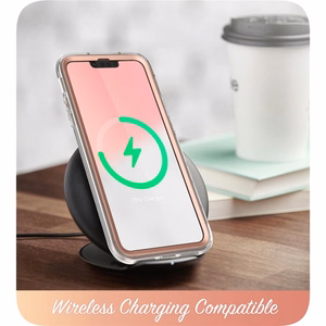 Supcase Cosmo dėklas telefonui iPhone 14 Plus - rožinės marmuro spalvos
