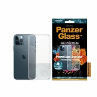 PanzerGlass ClearCase antibakterinis dėklas telefonui iPhone 12 Pro Max – permatomas